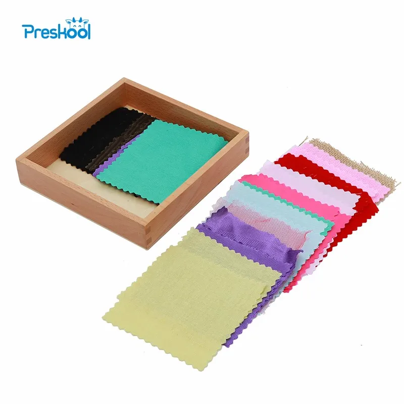 

Baby Toy Montessori Fabric Box Sensorial Colorful Cloth Original Early Childhood Education Preschool Kids Brinquedos Juguetes