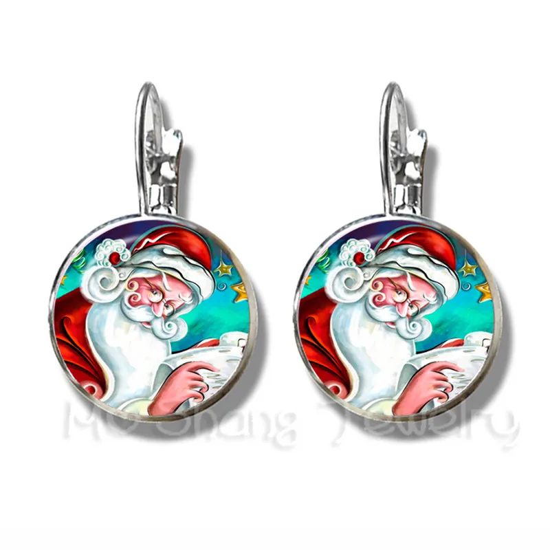 2018 Classic High Quality Handmade Christmas Gift Earrings Santa Claus New Year Greetings Jewelry For Xmas Gift