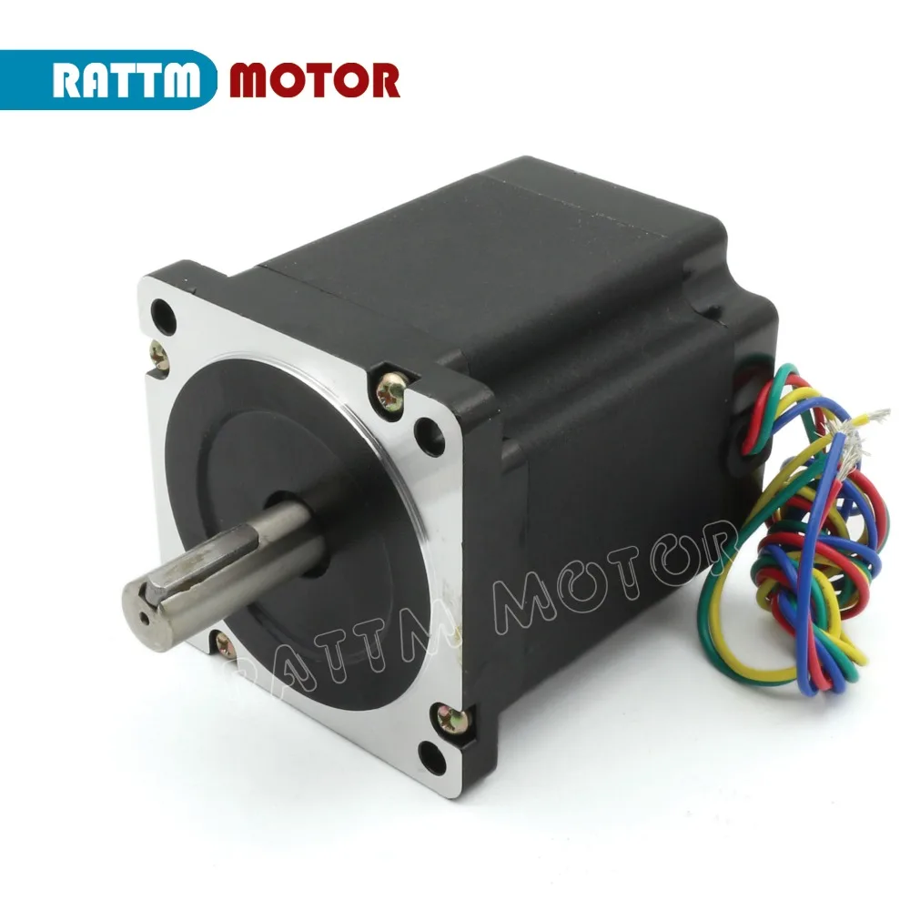 Nema34 878oz-in 5.6N 86 CNC Stepper motor 98mm 34HS9801 Single Shaft 4.0A for CNC Router engraving machine