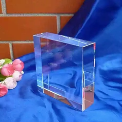 150x150x20mm wysokiej jakości puste bloku akryl solidne cegły, perspex płytki nazębnej akrylowe biżuteria dekoracji wyświetlacz prezent urodzinowy