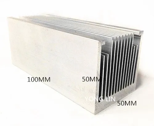 1pcs LED heatsink/profile radiator-fan panel radiator 50 50-100mm IC heat sink/LED Aluminum heatsink