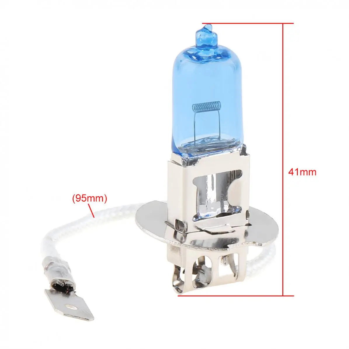 12V H3 5000K 55W White Light Super Bright Car Xenon Halogen Lamp Auto Front Headlight Fog Bulb
