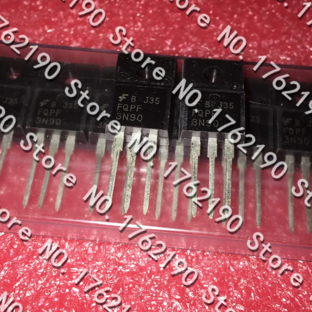 

50PCS/LOT FQPF3N90 3N90 TO-220F 3A900V MOS FET