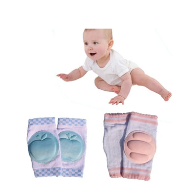 

Harnesses & Leashes Baby Kneepad Comfortable Cotton Mesh Breathable Sponge Children Crawling Learning To Walk Knee Pads Summer