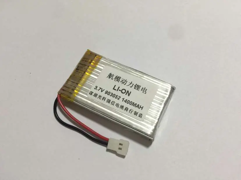 New genuine 3.7V polymer rechargeable lithium battery 903052 30C high rate dynamic model airplane Rechargeable Li-ion Cell