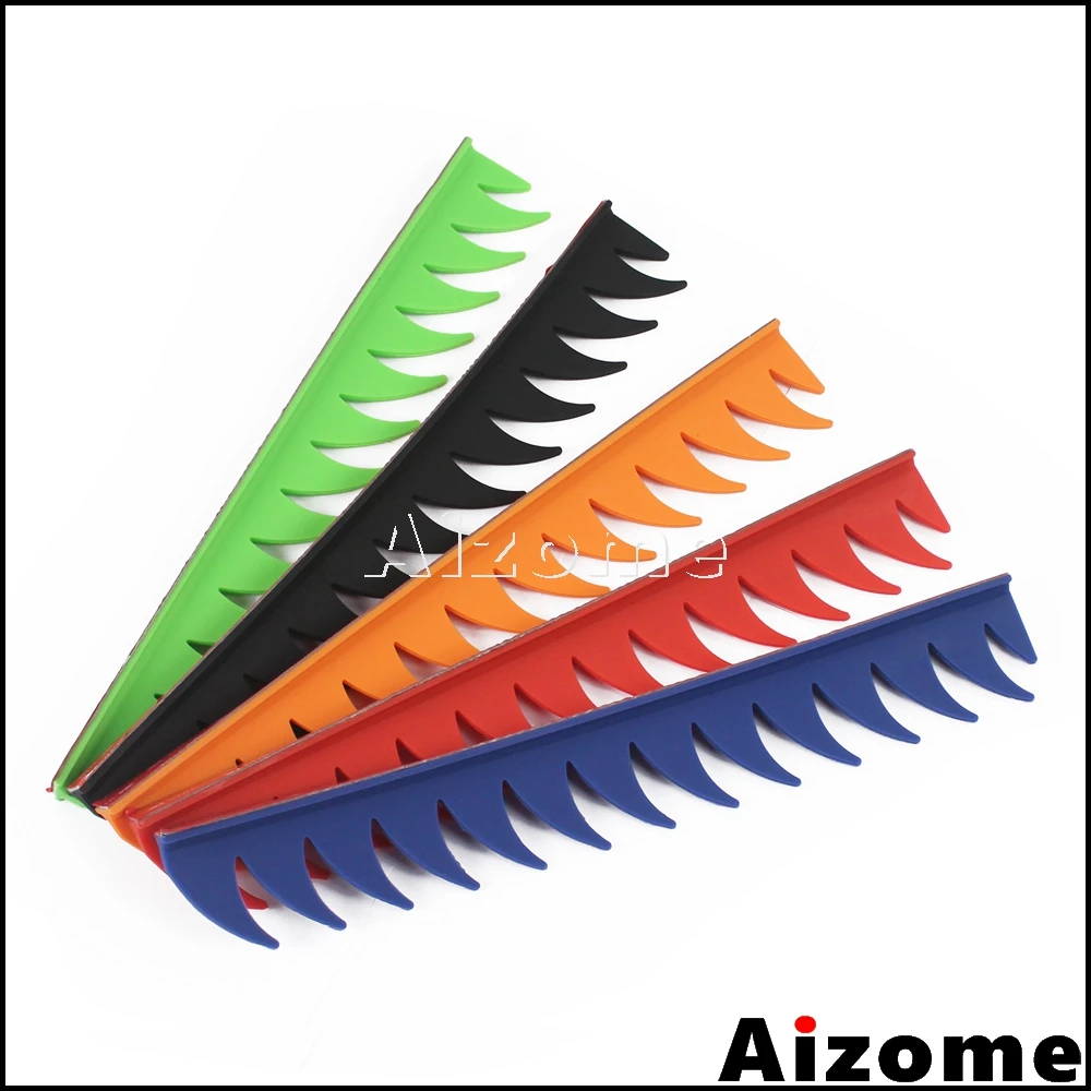 1x Rubber Motorcycle Helmet Mohawk Sticker Dirt Biker Punk Mohawk Biker Helmet Mohawks Spikes - Image 5
