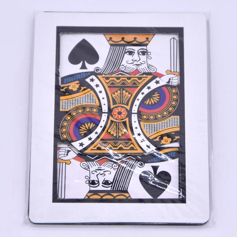 3pcs/lot Automatic Three Card Monte (Poker Size,8.8x6.4cm) Magic Tricks K to Q Card Magia Close Up Gimmick Props Accessories Fun