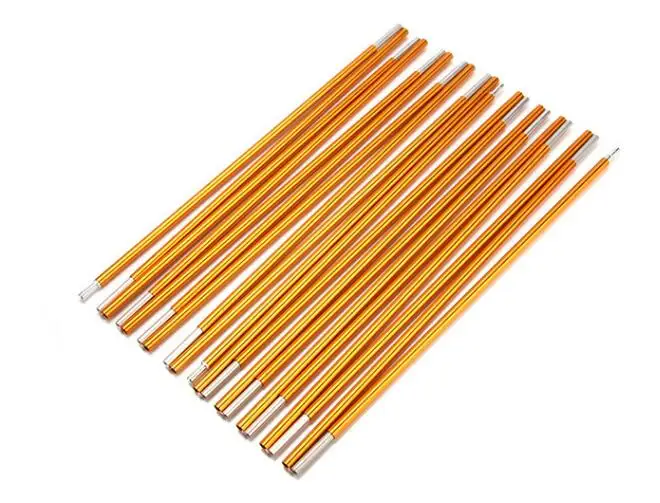 1piece Xbees Outdoor Tent Rod Alloy 8.5/9.5/11mm Camping Tent Pole Skelton 3.6m/4m/4.4m tent support poles tent accessories