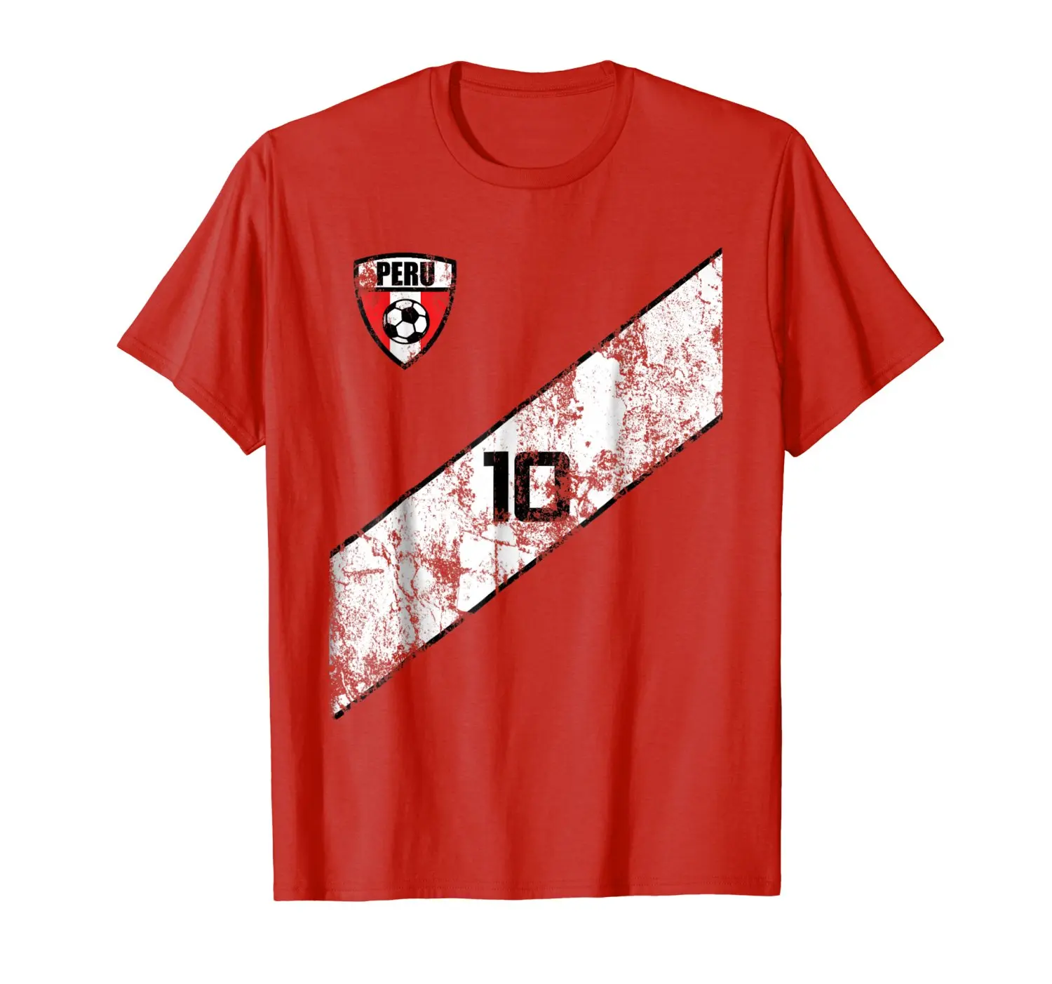 Men 2019 New Short Sleeve Cotton Print Men'S T-Shirt Peru Soccers Jersey Shirt Peruvian Team 3D Print Tee