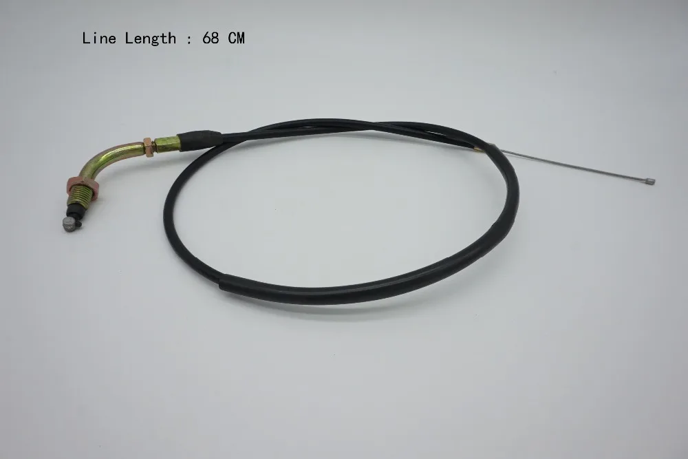 A143 Motorcycle Black Carburetor Choke Cable Motorbike Damper Line Wire Universal Gas Oil Cable For DY90 Stainless Steel