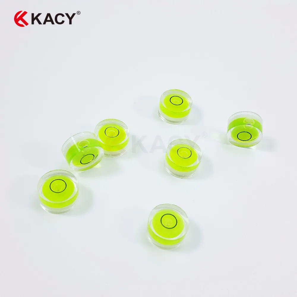 Kacy 12.5 × 8.5ミリメートル10ピース/ロットユニバーサル円形水準器ラウンドバブルレベルミニスピリットレベルバブルブルズアイレベル