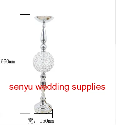 25 days sent order) Flower Vase Gold Column Stand Metal Road Lead Wedding Centerpiece Flower Rack For Party Decoration senyu32