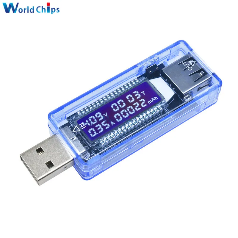 Digital Dispay 3.5-7V USB Tester Current Voltage Charger Capacity Doctor Quick Charge Power Bank Meter Voltmeter