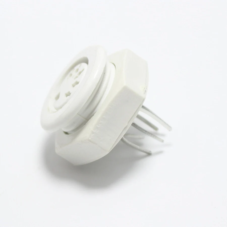1pcs DIN 5P Female Jack Cable Connector with S terminals 5Pin Large Keyboard Panel Mount Solder Chassis Socket Adapter