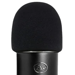 SHELKEE – pare-brise de Microphone à condensateur Blue Yeti Pro, en mousse, comme filtre pop pour les microphones