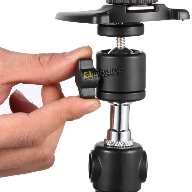 Мини-штатив Meking с шаровой головкой и адаптером 1/4 "до 3/8" с поворотом на 360 градусов подходит для всех камер