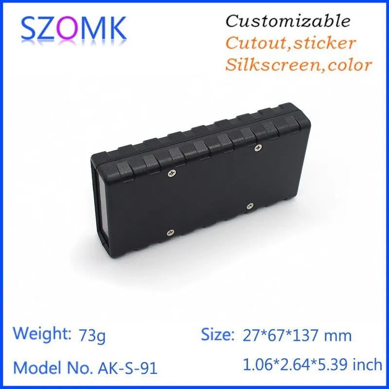 4 Pieces high quality plastic switch box new szomk plastic enclosure easy use beautiful design housing case 27x67x137