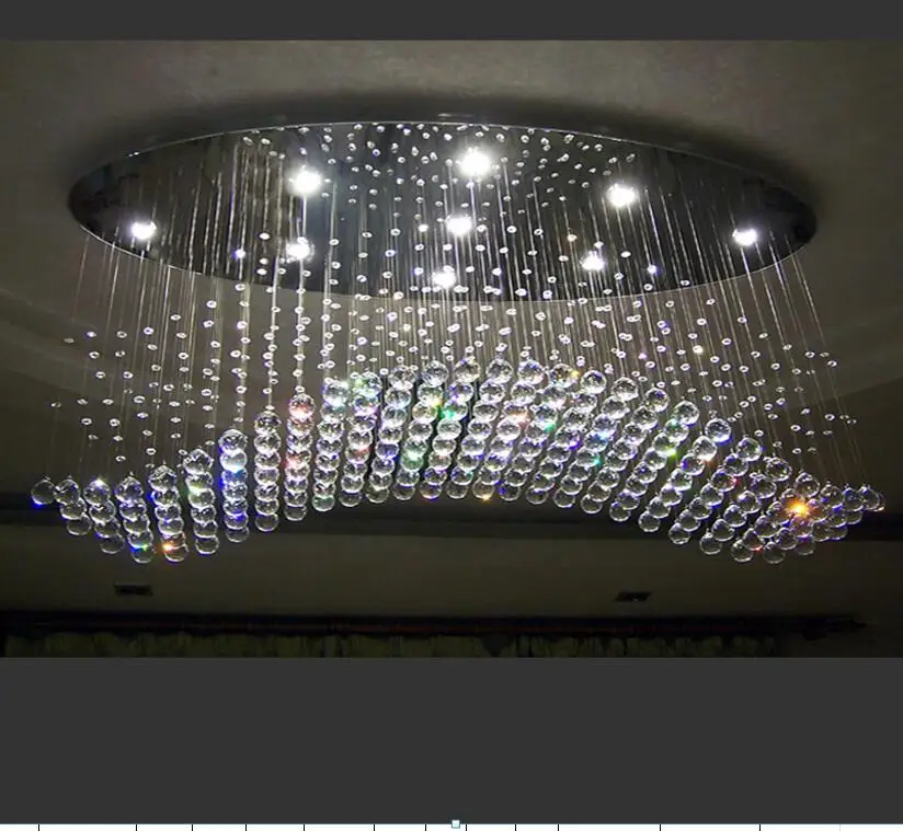 Crystal led living room ceiling lamp creative restaurant lighting fashion romantic bedroom lamp