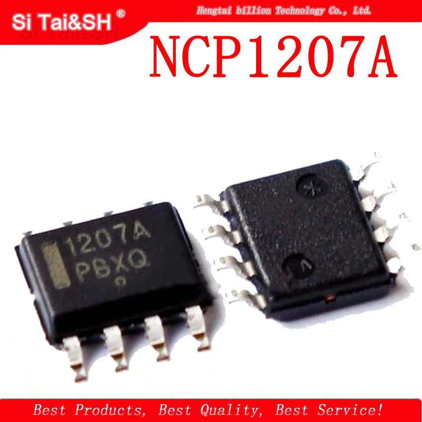 5pcs NCP1207A SOP-8 NCP1207 NCP1207ADR2G NCP1207ADR SOP 1207A SMD LCD power chip