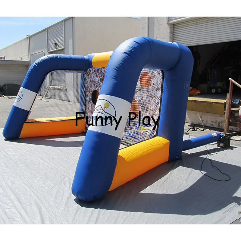 

football goal Game Field/Court/Cage,Giant Inflatable Soccer Goal Portable Football Goal/Inflatable Soccer Kick Games