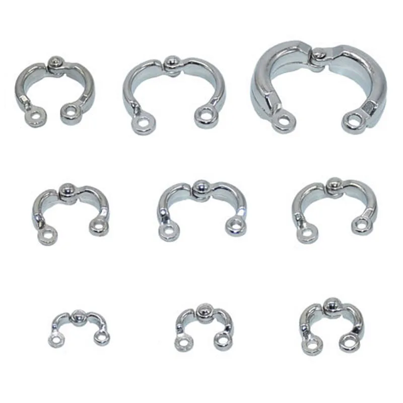 2 pcs/Set 3/4/5/6/7/8/9/12/14mm Parrot Leg Ring Alloy Outdoor Flying Training Pet Birds Pigeon Foot Rings Animal supplies