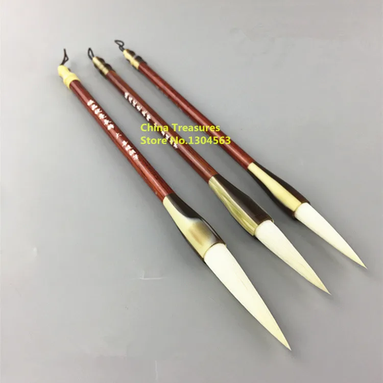 

3pcs/lot,Chinese Calligraphy Writing Brush hair pen Chinese Writing Brush Woolen Hair