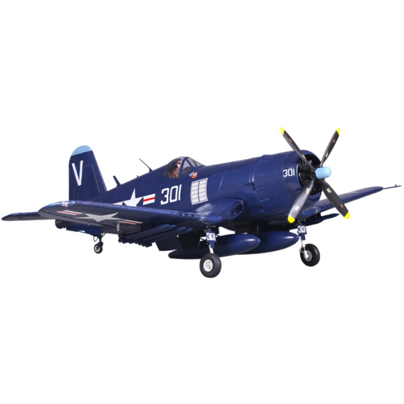 FMS 1400MM 1.4M F4U Corsir Blue 6CH with Flaps Retracts PNP RC Airplane Gaint Warbird Radio Remote Control Model Plane Aircraft