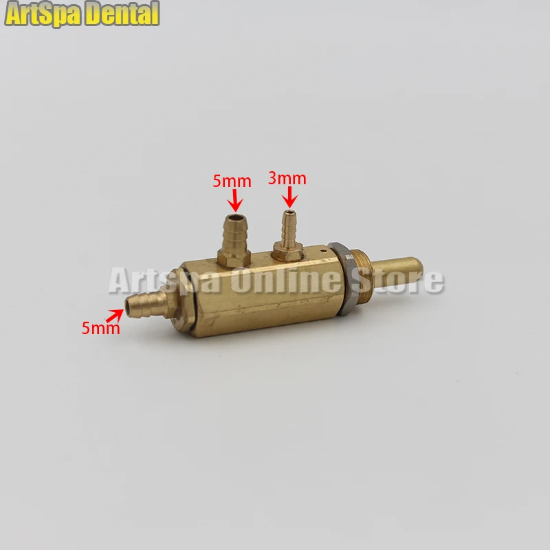 5PCS Dental Stuhl Einheit 4 Löcher Standard fuß ventil Rund Pedal 4 löcher fuß control schalter ventil