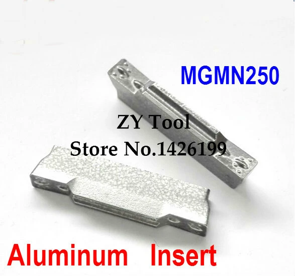 10PCS MGMN250 for aluminum carbide turning insert ,Factory outlets,cutting insert,cnc,for Grooving Holder MGEHR & MGIVR &MGEVR