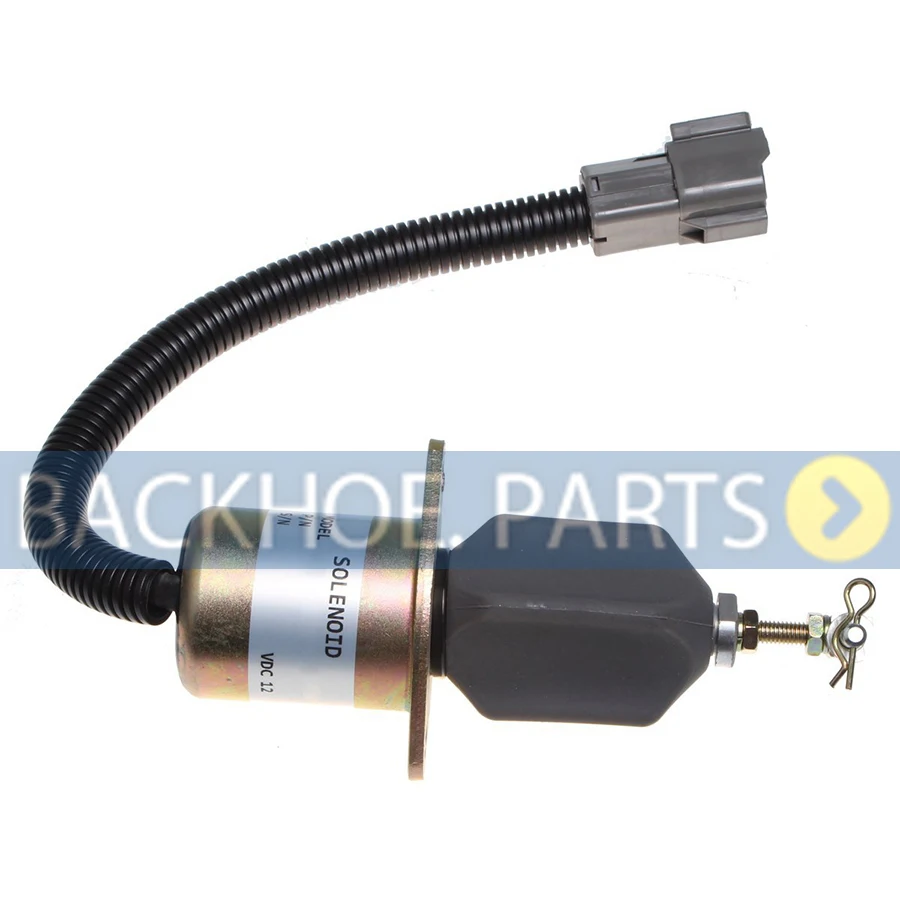 Fuel Solenoid 129953-77811 1751ES-12A3UC12B1S SA-4673-S for R55-7 R60-5 EC55 ECR88 Vio55 Vio75 4TNV94 4TNE94L 4TNV98