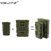 VULPO Tactical 5.56mm & 7.62mm Magazine Pouch 9mm Pistol Molle Mag Pouch Soft Shell Mag Pouch