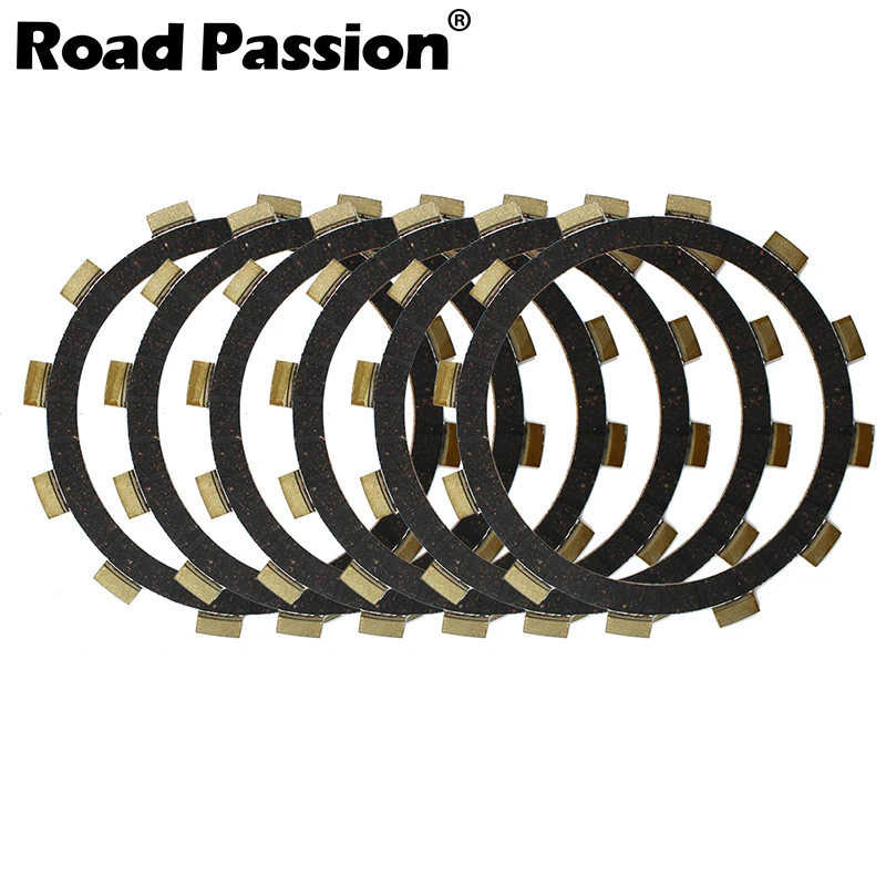 

Road Passion 6pcs Motorcycle Clutch Friction Plates Kit For Yamaha XT250X 2008-2010 TTR250 1999-2006 XT250 Serow 2009-2013