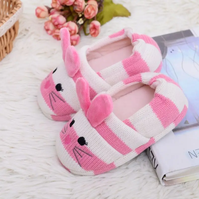 2023 Winter 1 To 6 Years Old Kids Slippers Boy And Girl Household Cotton Shoes Good Quality Keep Warm Cartoon Children Shoes