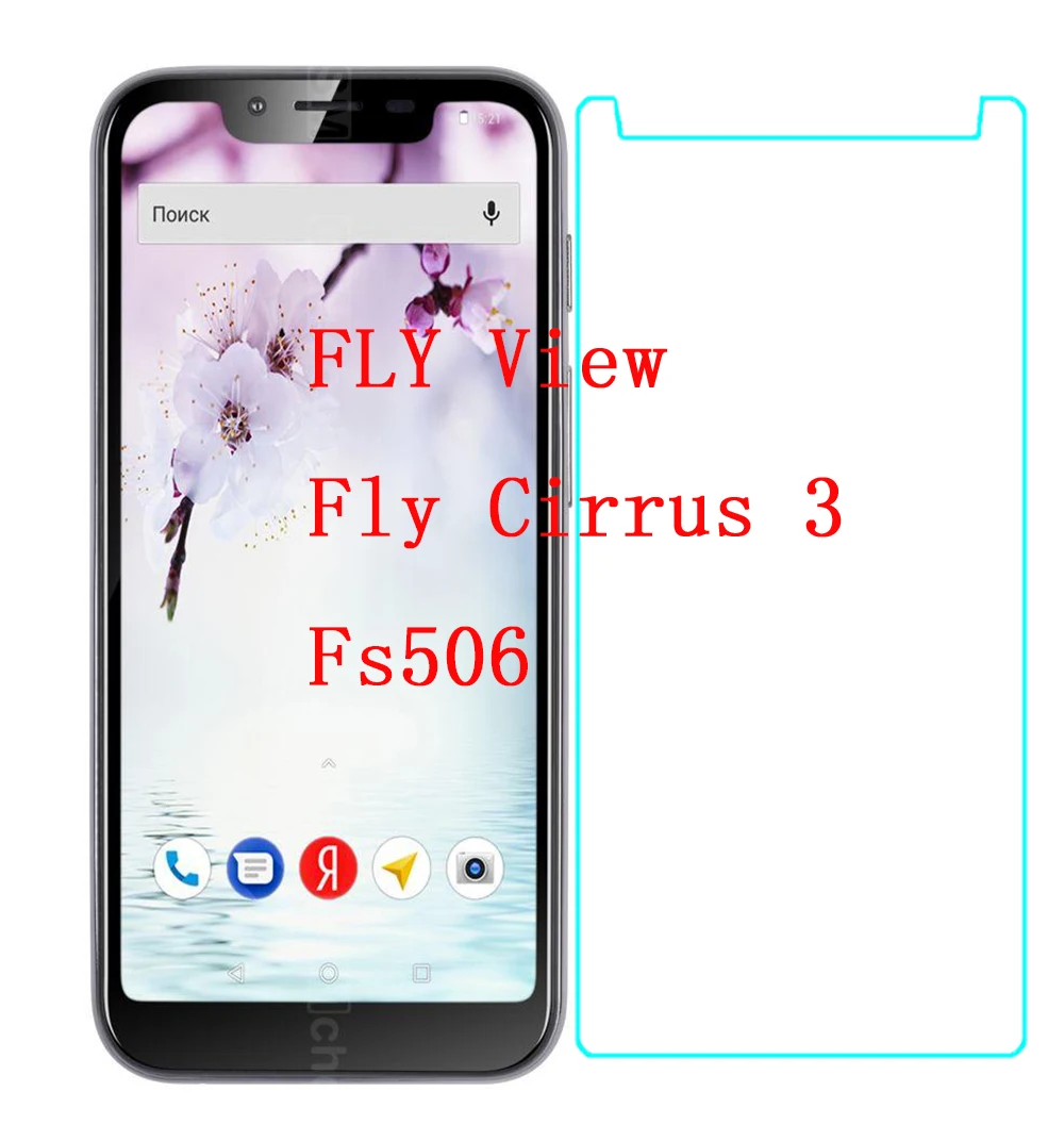 Fly Cirrus 3 Fs506 Front Tempered Glass Screen Protector 2.5 9H Safety Protective Glass On Cirrus3 Fs 506 5.0 Inch FOR FLY View