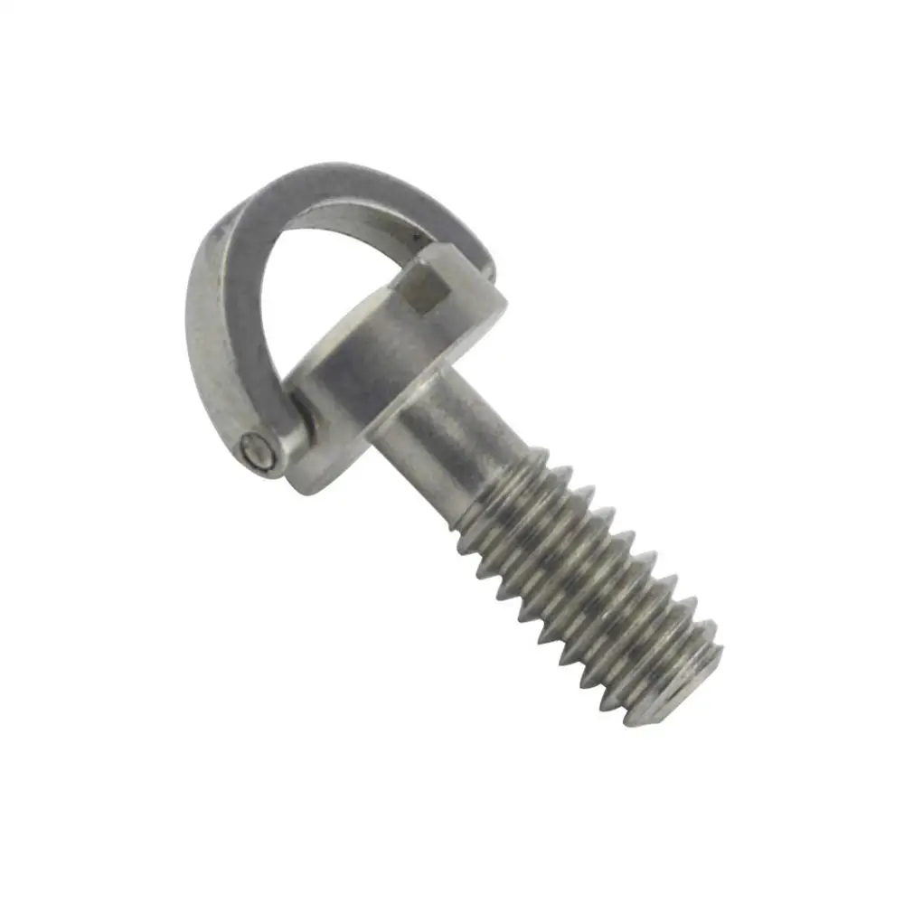 3 gói 1/4 Phát Hành Nhanh Adapter Vít Pin Tăng Cường Dài 21MM Đầu Phẳng D Trục D Ring 1/4" inch Vít Adapter cho MÁY ẢNH DSLR