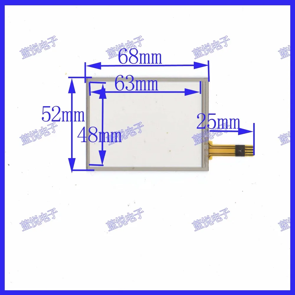 

ZhiYuSun 68mm*52mm 2.8 inch touch screen digital player handwriting screen outer periphery dimension 68*52 General touch screen