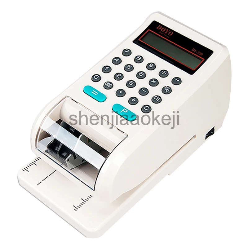 

English Check Printer DY330 RMB Hong Kong Dollars US Dollar Singapore Singapore SGD Five-nation cheque printer 110-220v 1pc