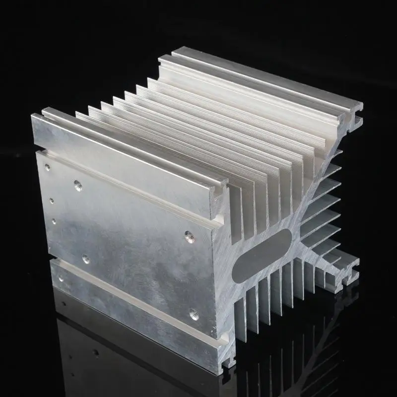 

350*125*135mm 55A-600A Aluminum Heatsink For Solid State Relay SSR Radiator