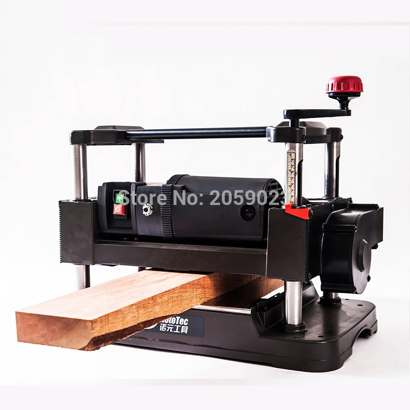 

12 Inch Wood Planer 220V 1500W Exquisite Desktop Flat Knife Cutting Machine Industrial/Home Automatic Feeding Woodworking Planer