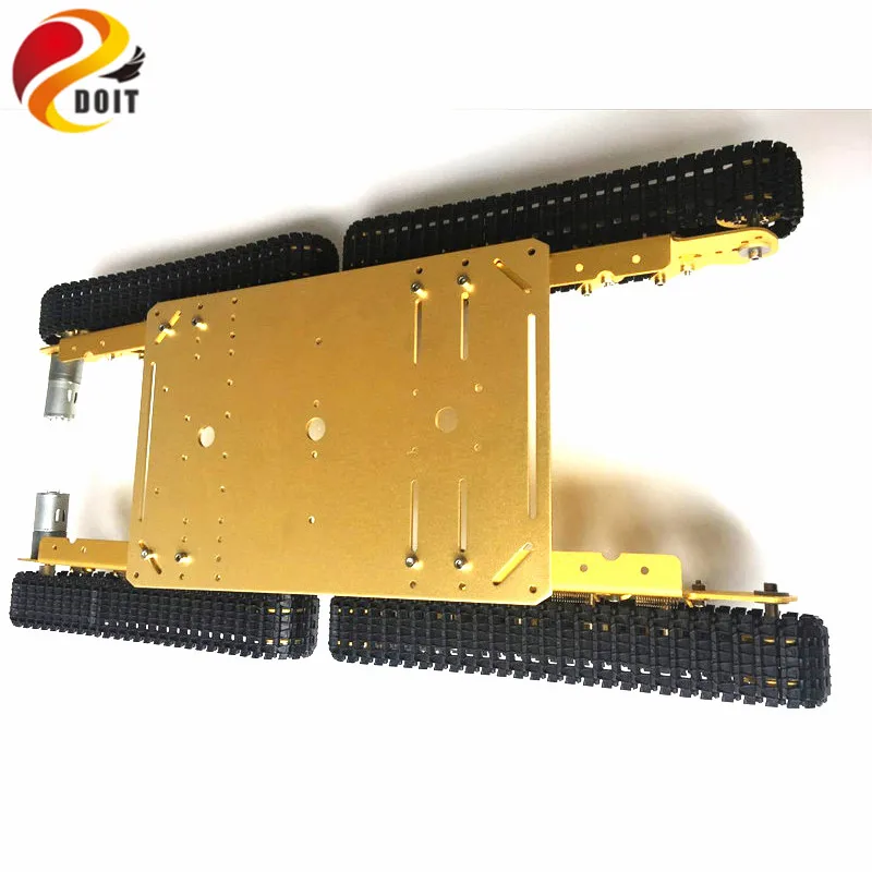 RC 1/8-アルミニウム合金フレーム付きアークディックショックタンクシャーシ,実験プラットフォーム用,arduinoロボットプロジェクト用,t600