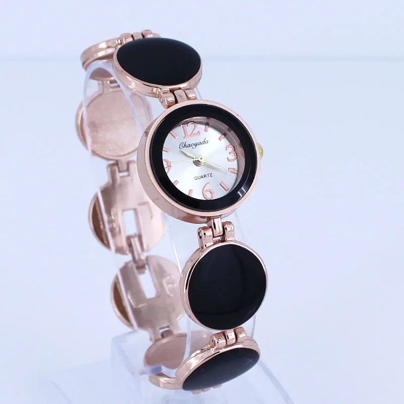 

Women Watch Ladies Nobler Fashion 5 Colors Casual Wafer Design Round Dial Bracelet Watch Mujor Quartz Wristwatch Female Relojes