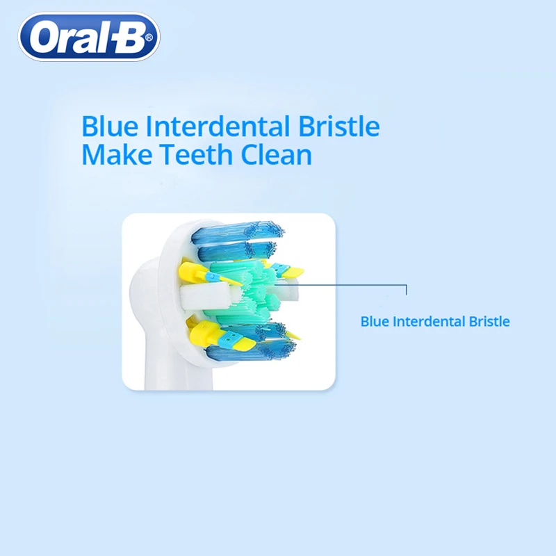 Têtes de rechange de brosse à dents électrique Oral B, fil EB25, nettoyage en profondeur, 2/4 pièces dans un paquet