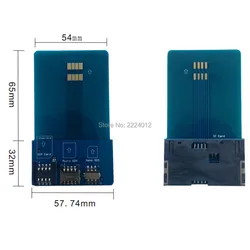 SIM Card Pinboard Adapter Converter to Smart IC Card Extension for SIM Micro SIM Nano 2FF, 3FF, 4FF SIM Card