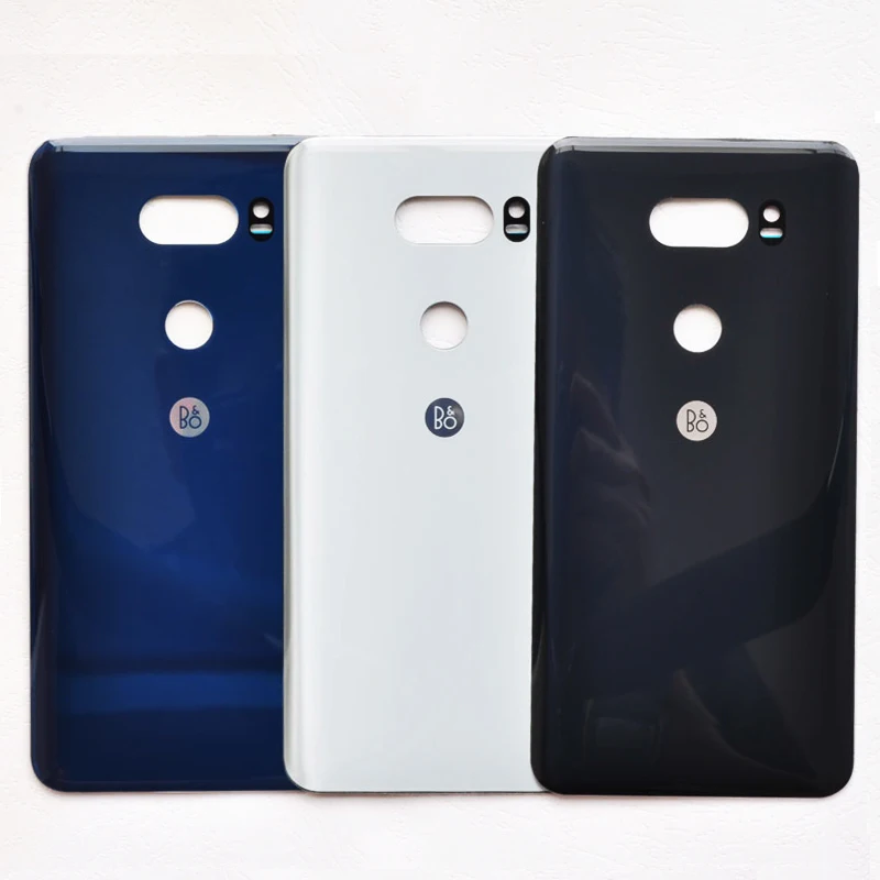 

Стеклянная крышка аккумулятора ZUCZUG для LG V30, задняя крышка корпуса с клейкой поверхностью V30, запасная часть для сотового телефона