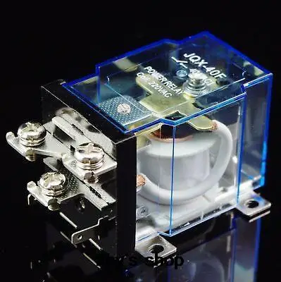 12VDC/24VDC/110VAC/220VAC 40A SPDT Power Relay Motor Control Silver Alloy JQX-40F-1Z
