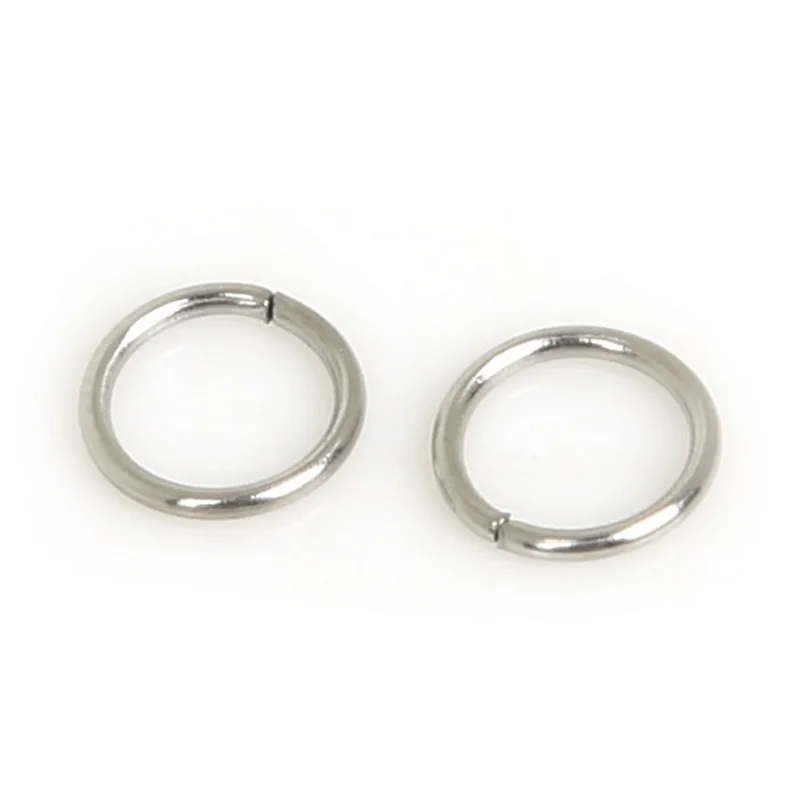 600pcs Stainless Steel Jewelry Findings Open Jump Ring Circle Split Connectors For Jewelry Making DIY Earring Bracelet Necklace