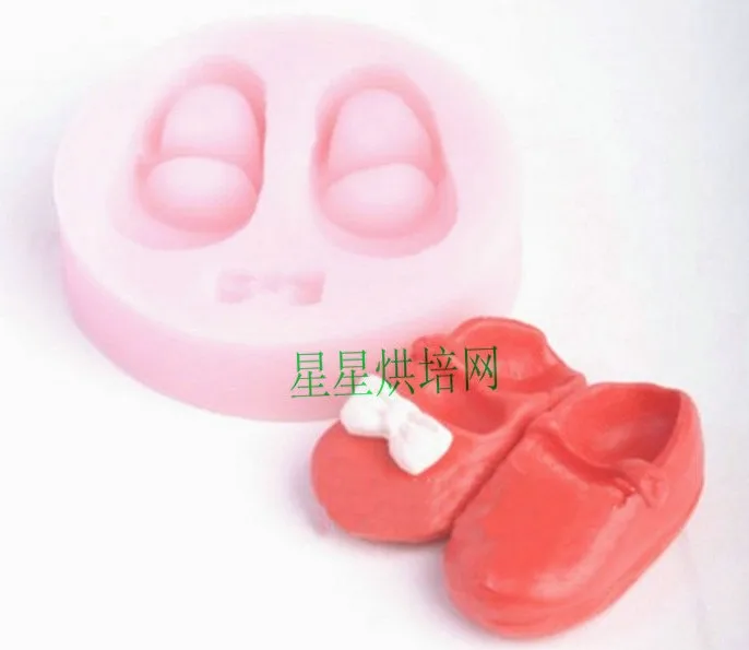 New Arrive Shoe Shape Silicone Mold Soap Mold Sugar craft Cake Decoration Fondant