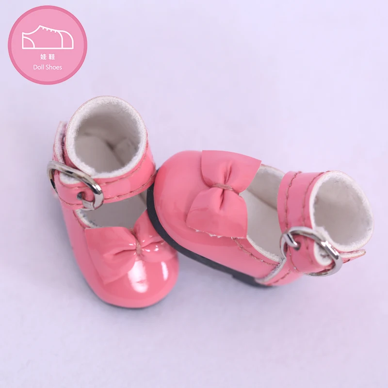 

Bjd shoes for 1/8 Lati Yosd Pukipuki BJD body leather shoes about Length 2.9cm width 1.2cm Doll Accessories