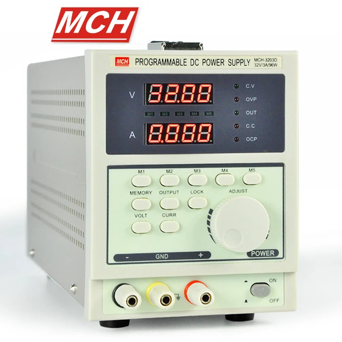 

MCH-3205D 4-digit display programmable linear DC power supply 32V 5A adjustable DC power supply repair MCH3203D