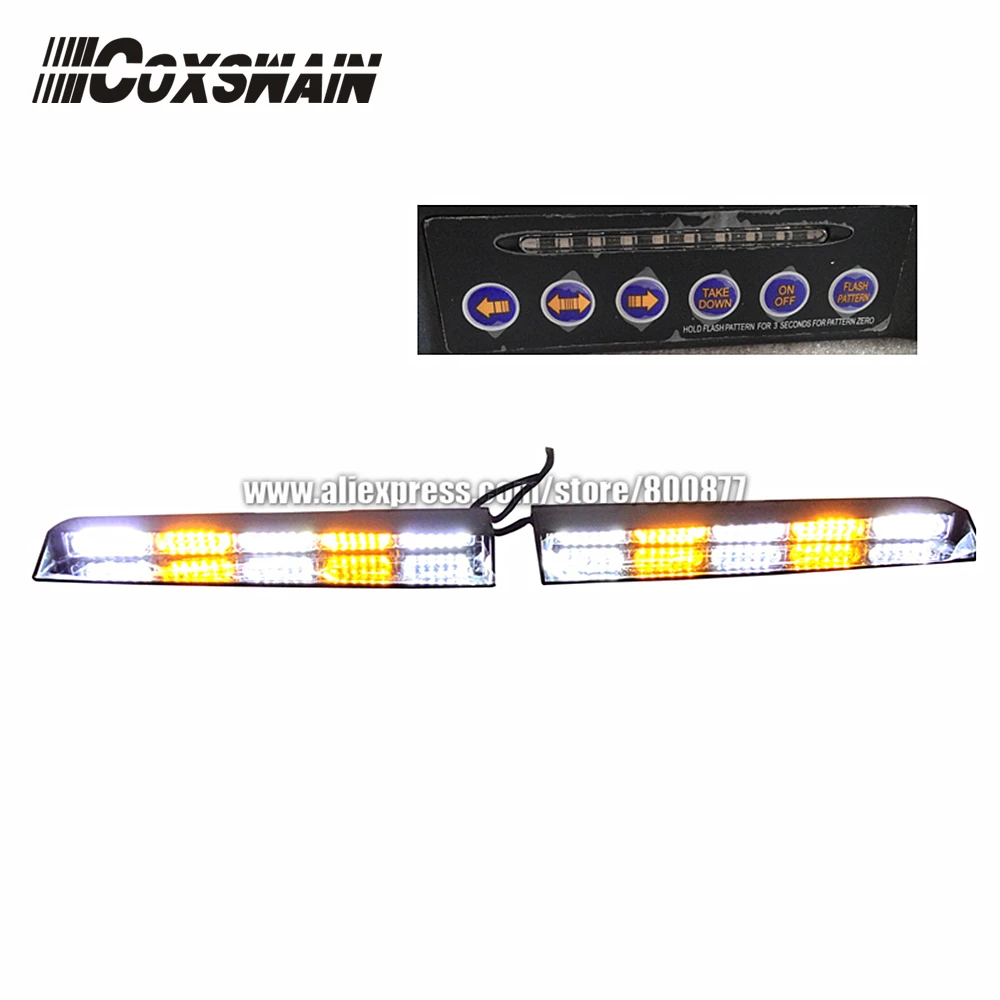 Đèn LED Độ Sáng Cao Dash Đèn Led Tấm Che Ánh Sáng, Đèn Led Nội Thất Lightbar Khẩn Cấp Đèn Cảnh Báo, Kính Chắn Gió Nhẹ